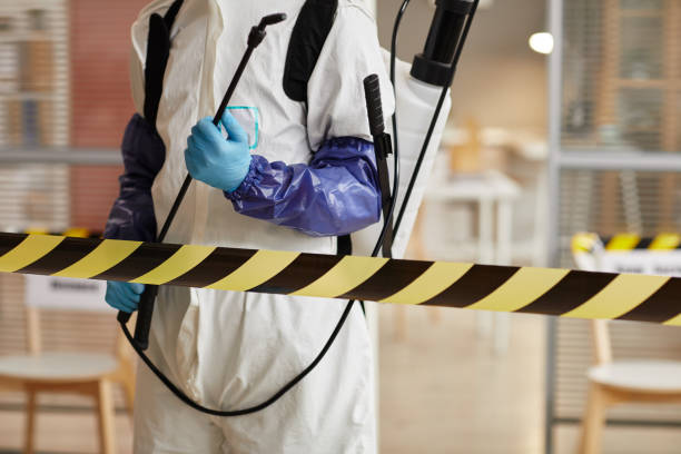 Professional Biohazard Cleanup technician working in Rockaway, NJ